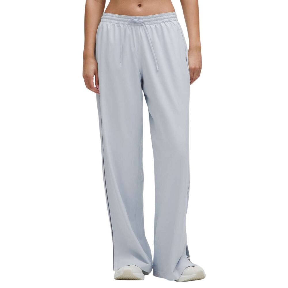 Lululemon Court Rival Wide-Leg Track Pant Regular Starch Blue/Grey Size 14 NWT